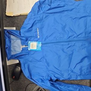 NWT Columbia Rain Jacket Youth L (KVC1199)